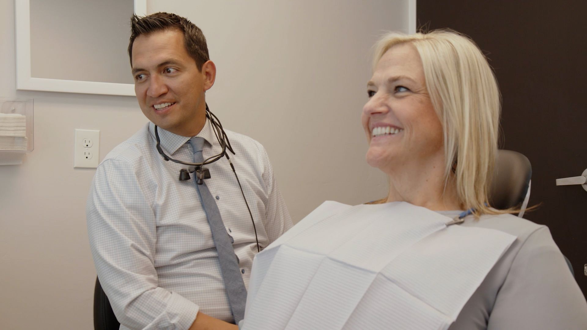 Dr. David Stubbs with patient Stubbs Dental Implant Center