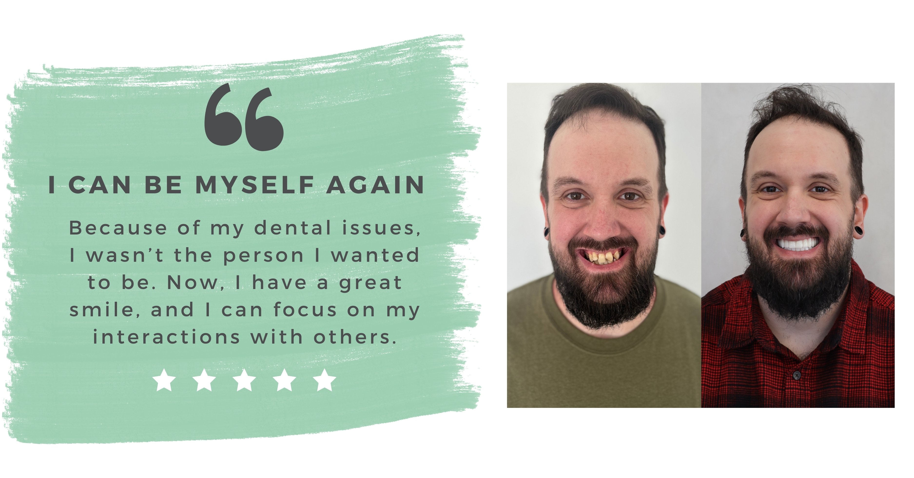 Quote from a patient who got All-on-X dental implants at Stubbs Dental