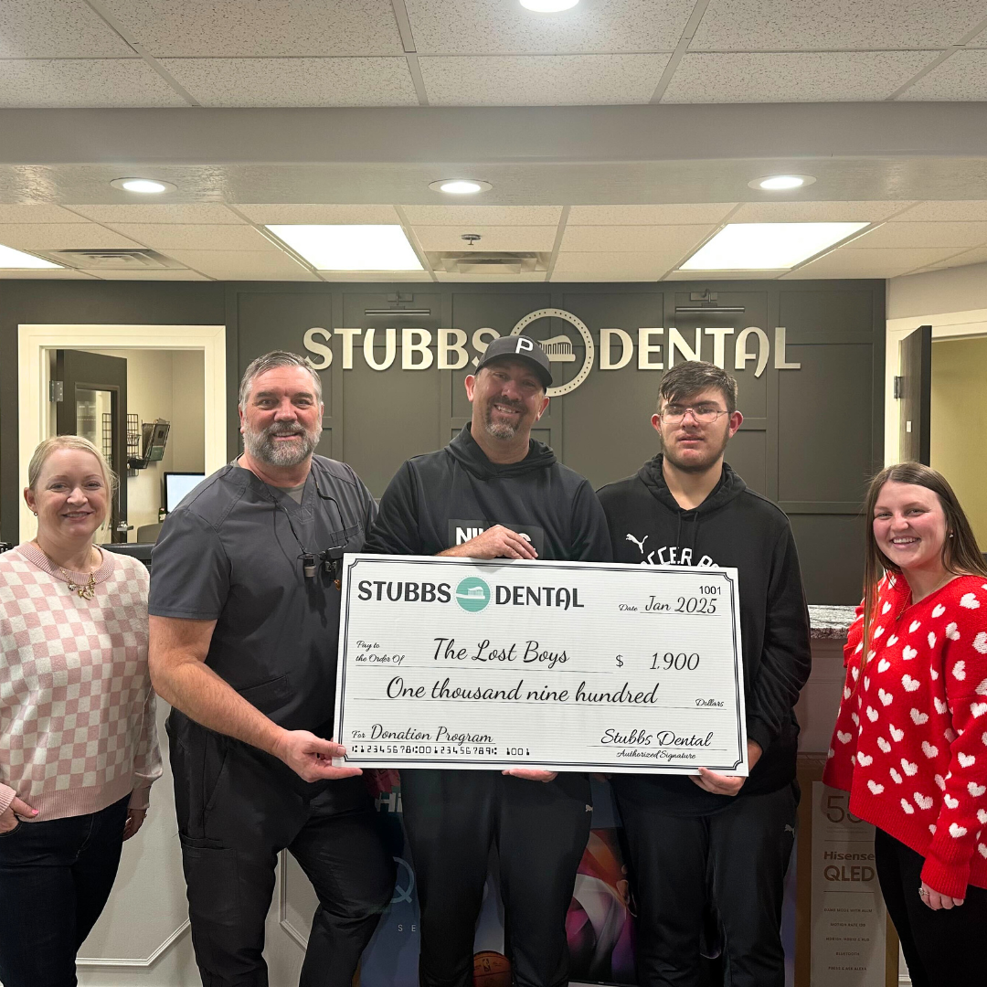 Stubbs Dental donates to The Lost Boys